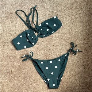 NWOT Oysho polka dot bikini
